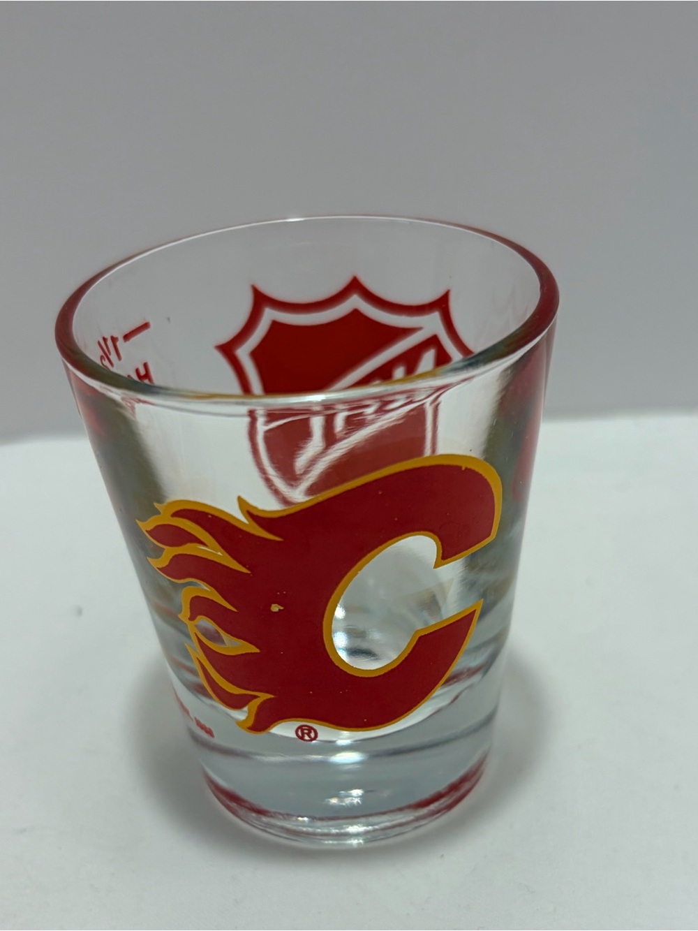 NHL 1988 Vintage Calgary Flames Shot Glass
